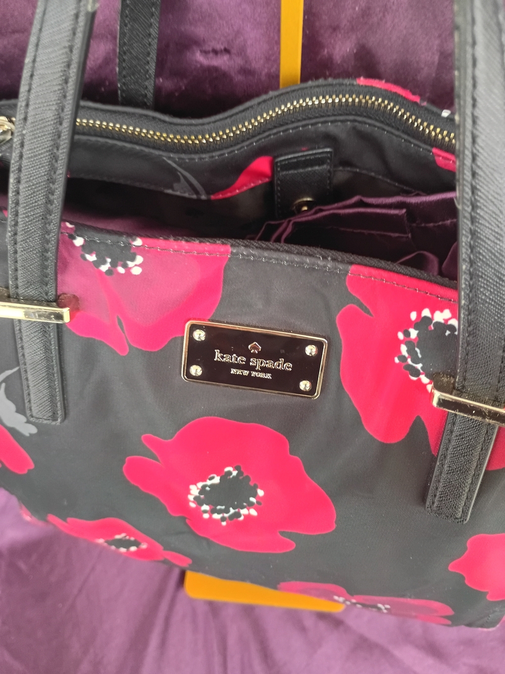 Kate Spade Wilson Road Poppy Bag🌸🖤🌸🖤🌸 - Picture 8 of 13